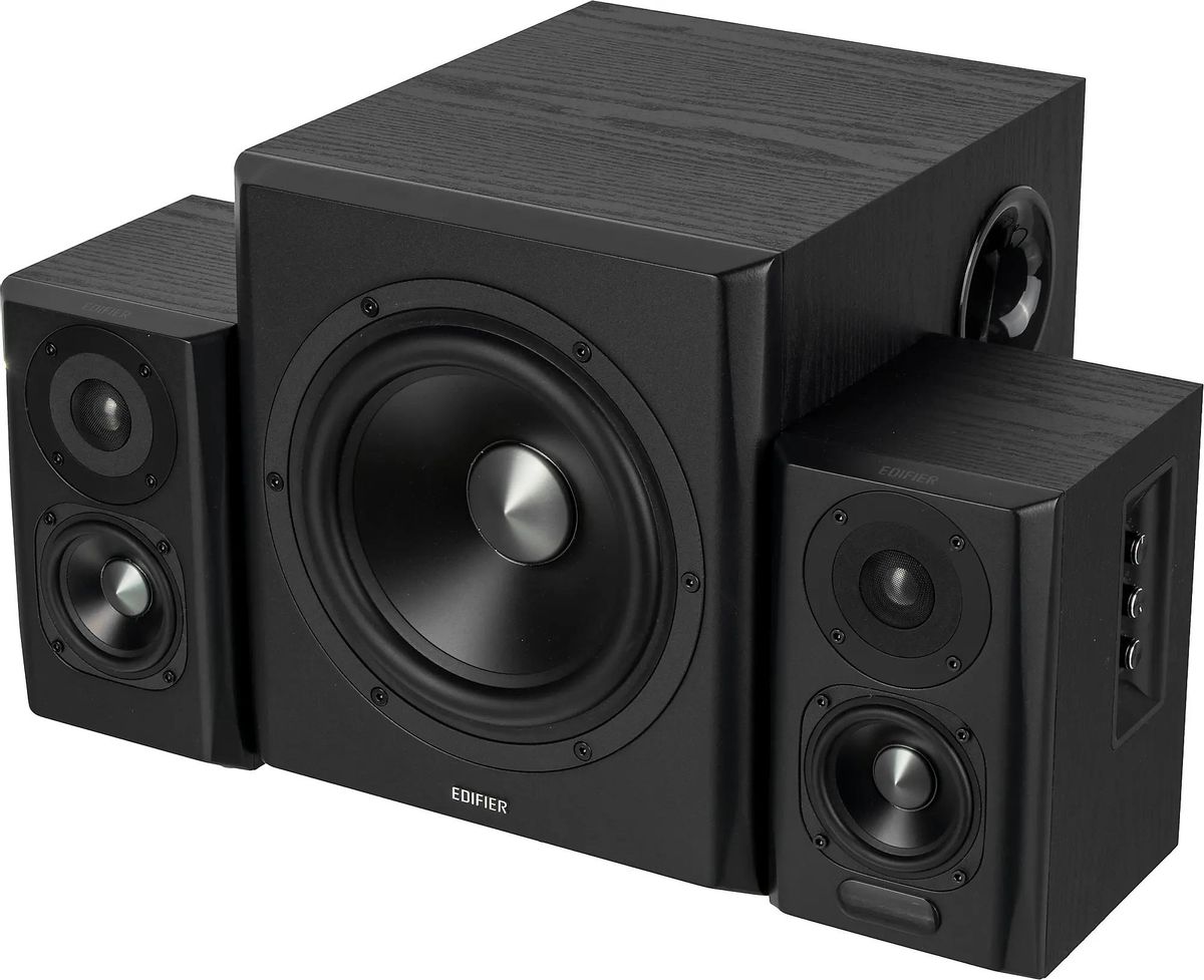 Колонки Edifier S351DB,  2.1,  черный [s351db black]